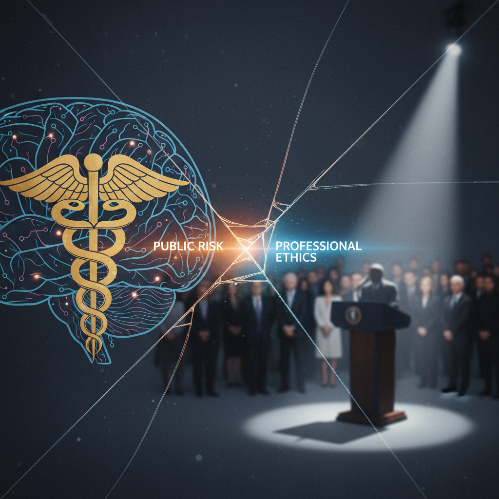 Can doctors talk about a president’s mental health? The real debate is not diagnosis — it is ethics, public risk, and professional limits