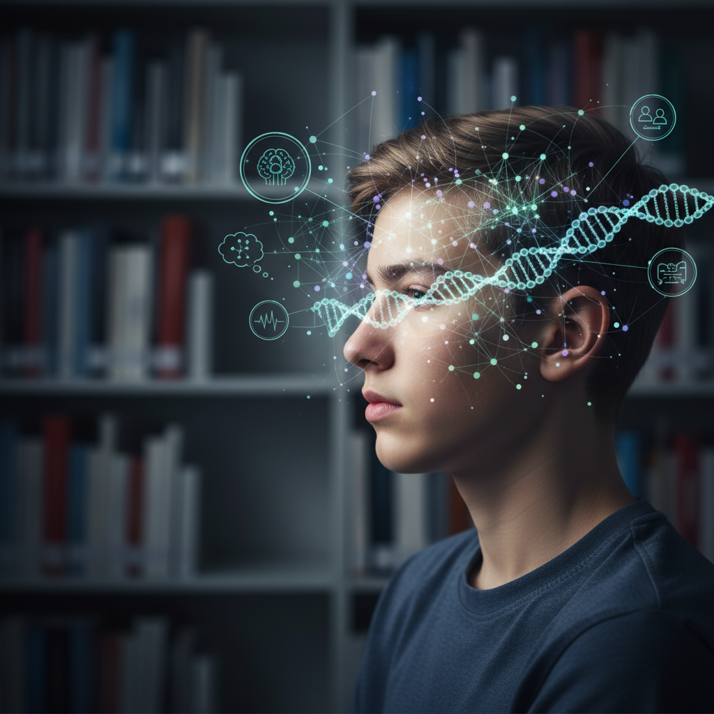 Genetic risk for schizophrenia may begin to show up in adolescence — but only in subtle ways, and not as a screening test