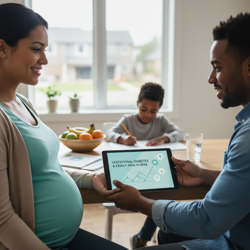 Gestational diabetes may point to vulnerabilities beyond the mother, but the family-wide claim is not confirmed by the supplied evidence
